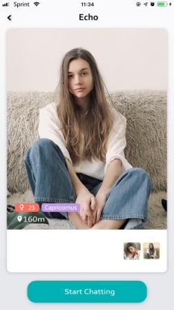 MeetYa app screenshot — Your likes at a glance