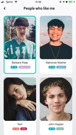 MeetYa app screenshot — Chat with new friends