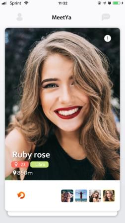 MeetYa app screenshot — Keep the conversation going