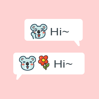 Say hi in chat illustration